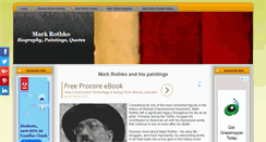 Desktop Screenshot of mark-rothko.org