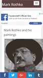 Mobile Screenshot of mark-rothko.org